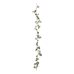 Guirlande pomme de pain et eucalyptus long 1,5 m vert