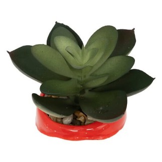 Plante pot céramique décor Noël