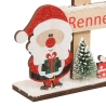 Pancarte Noël haut 29,5 cm MDF assorti