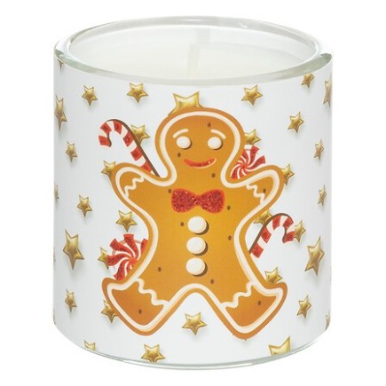 Lot de 3 bougies parfumées pain d'épice