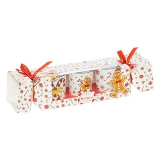 Lot de 3 bougies parfumées pain d'épice