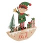 Déco lutin haut 17 cm bois