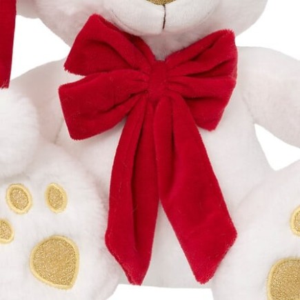 Peluche ours bonnet 25 cm