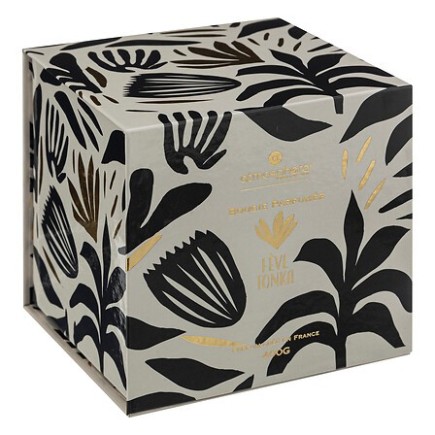 Bougie parfumée Plum 400 g pot verre fève tonka