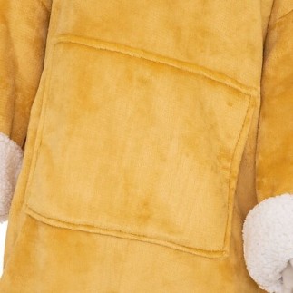 Plaid sweat flanelle ocre