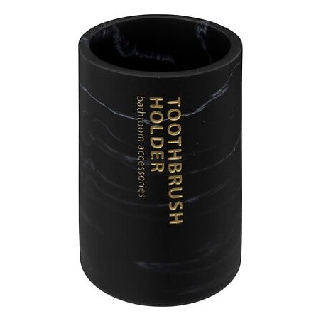 Pot à brosses à dents Léa noir