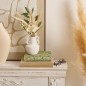 Compo fleurs séchées Dibia vase vert