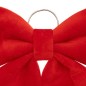 Nœud déco velours 35 x 40 cm rouge