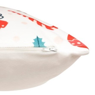 Coussin pain d'épice 40x40cm blanc