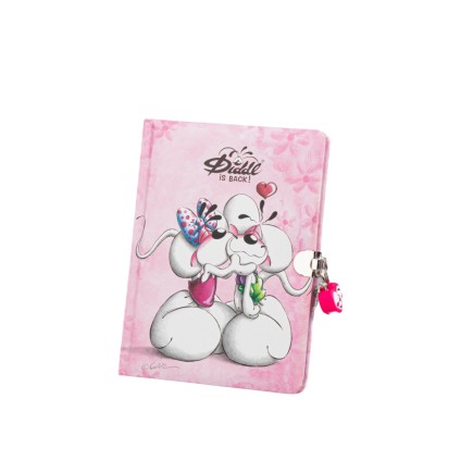 Journal secret Diddl rose