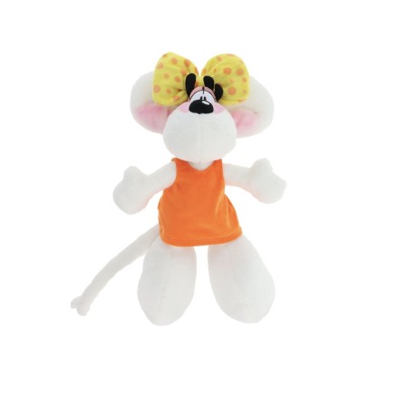 Peluche Diddlina en robe orange 30cm