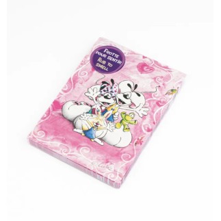 Bloc parfumé A6 Diddl Rose