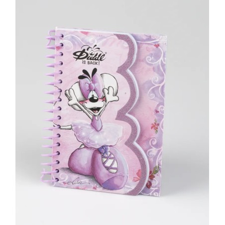 Carnet forme A6 Diddlina Rose
