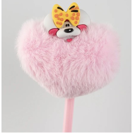 Stylo Pompon Diddlina rose