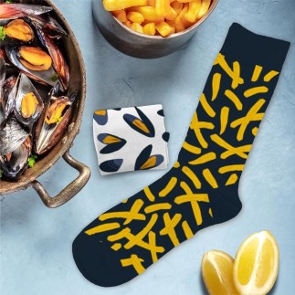 Chaussettes Moules/Frites