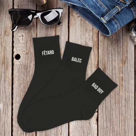 Coffret Trio Chaussettes Homme Fetard Noir