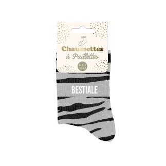 Chaussettes Paillettes Bestiale