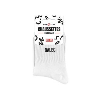 Chaussettes Blanches Balec Homme