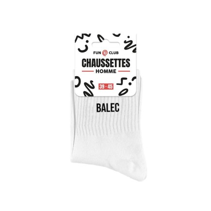 Chaussettes Blanches Balec Homme