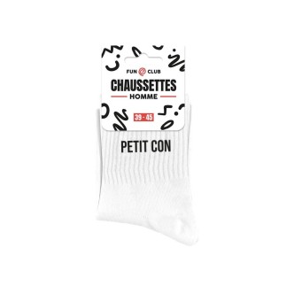 Chaussettes Blanches Petit Con Homme