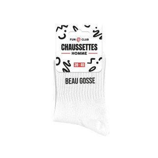 Chaussettes Blanches Beau Gosse Homme