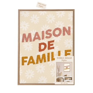 Toile Tuftee Maison De Famille