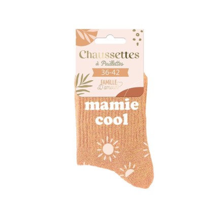 Chaussettes Paillettes Mamie Cool