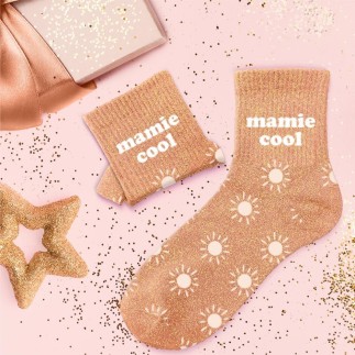 Chaussettes Paillettes Mamie Cool