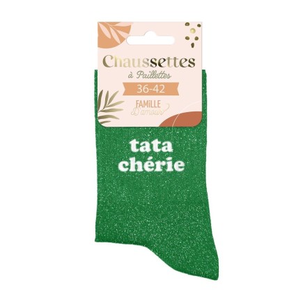 Chaussettes Paillettes Tata Cherie