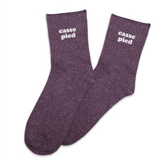 Chaussettes Paillettes Casse Pied