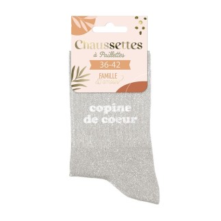 Chaussettes Paillettes Copine De Coeur