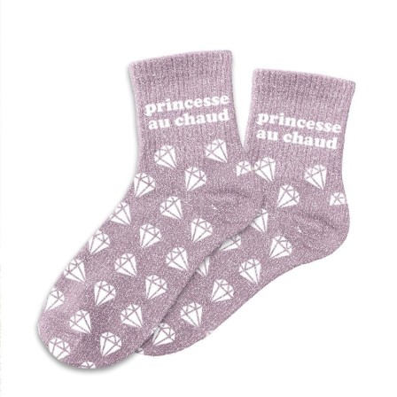 Chaussettes Paillettes Princesse Au Chaud