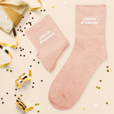 Chaussettes Paillettes Cherie D Amour