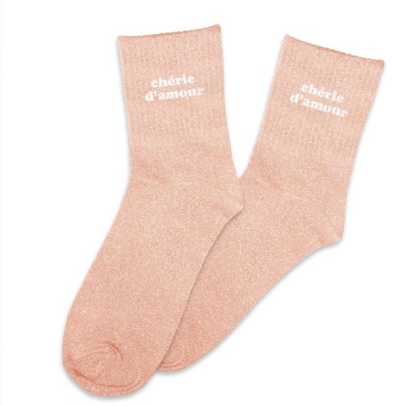 Chaussettes Paillettes Cherie D Amour