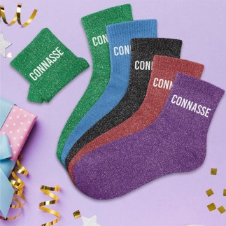 Chaussettes Paillettes Connasse