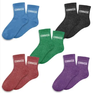 Chaussettes Paillettes Connasse