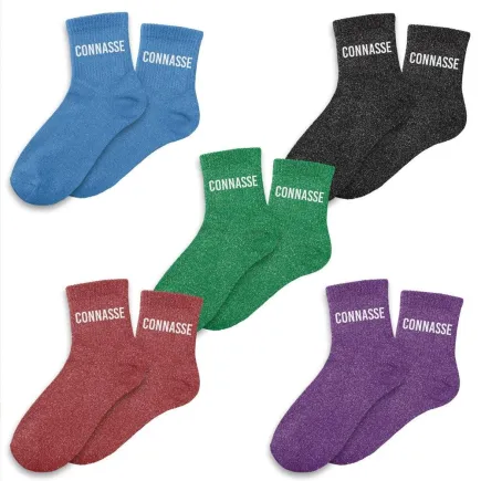 Chaussettes Paillettes Connasse