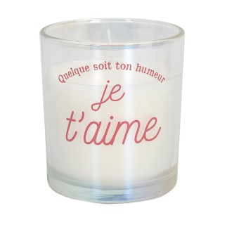 BOUGIE PARFUMEE BIJOU BAGUE HUMEUR JE T'AIME