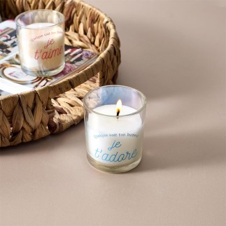 BOUGIE PARFUMEE BIJOU BAGUE HUMEUR JE T'ADORE