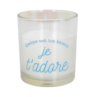 BOUGIE PARFUMEE BIJOU BAGUE HUMEUR JE T'ADORE