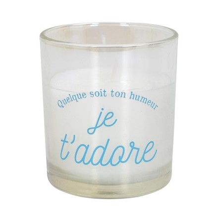 BOUGIE PARFUMEE BIJOU BAGUE HUMEUR JE T'ADORE