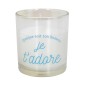 BOUGIE PARFUMEE BIJOU BAGUE HUMEUR JE T'ADORE