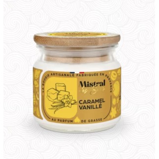 Bougie parfumée Caramel vanillé (3 tailles)