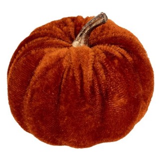 5 citrouilles polystyrène et velours