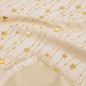 Nappe velours étoiles 140x240cm doré