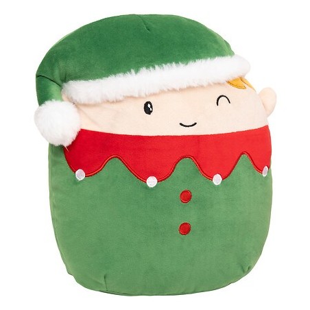 Peluche lutin Squishy 35cm vert