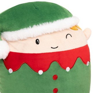Peluche lutin Squishy 35cm vert