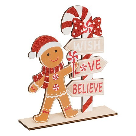 Déco pain d'épice 22,5 cm