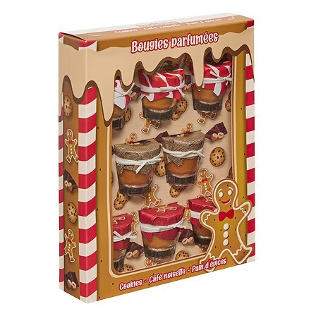 Coffret 8 bougies 320g Gourmandise