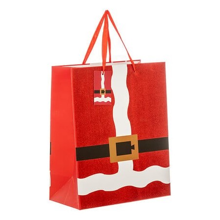 Sac cadeau taille moyenne Père Noël